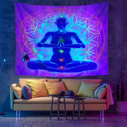 Vibrant Colorful Wall Hanging Tapestry