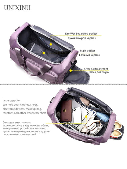 Waterproof Ladies Weekend Duffel Bag 35L