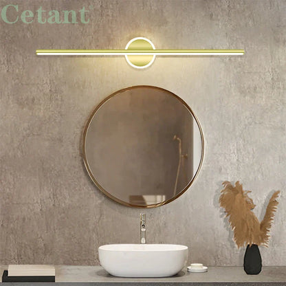 Stylish LED Wall Lamp Black Gold 3 Color