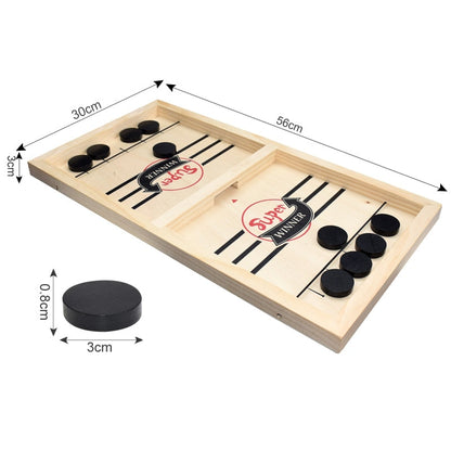 Fun Family Wooden Air Hockey Table Game
