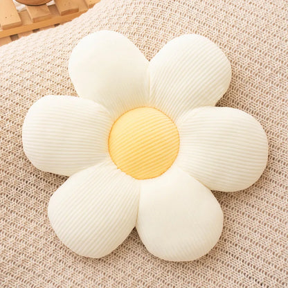 Soft Floral Throw Pillow