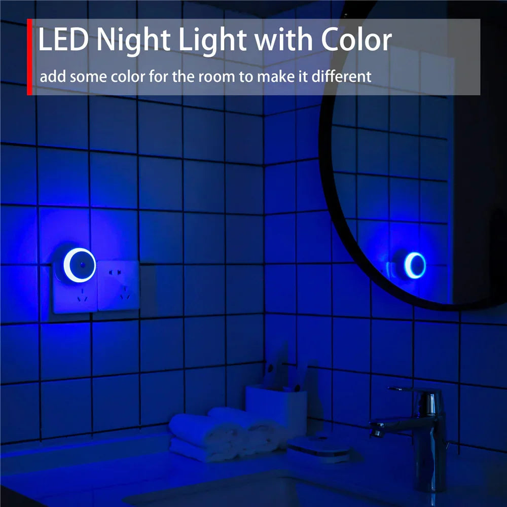 Smart LED Night Light with Auto Dimmer and Sensor