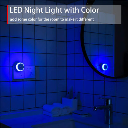 Smart LED Night Light with Auto Dimmer and Sensor