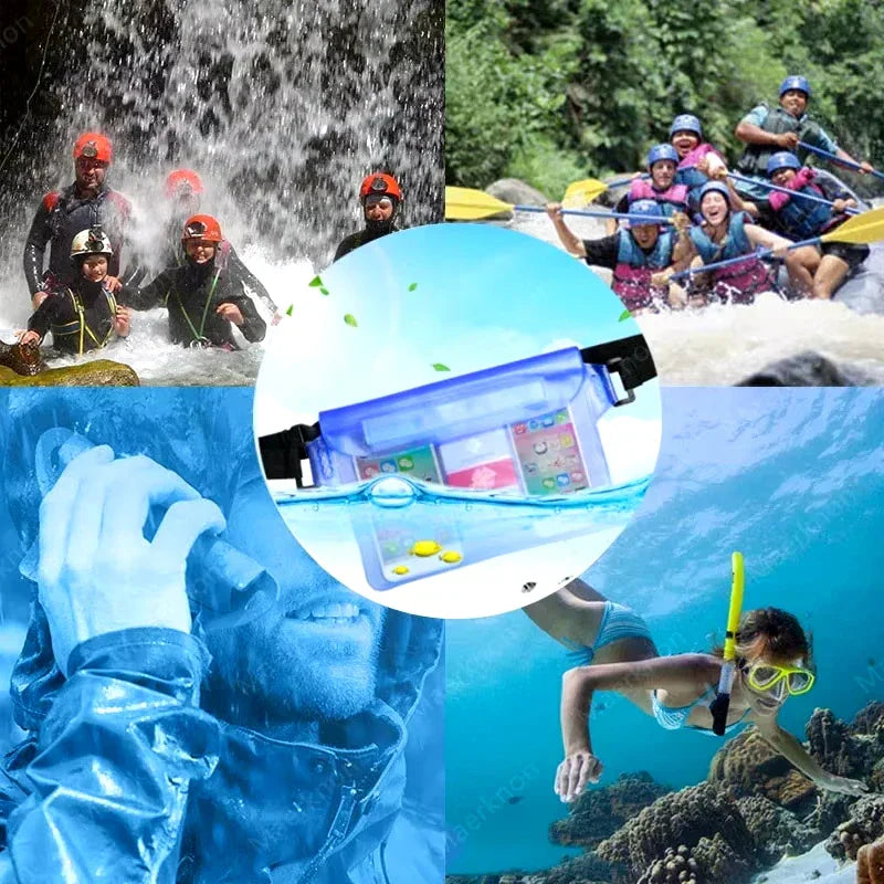 Waterproof Phone Pouch with Adjustable Shoulder Strap