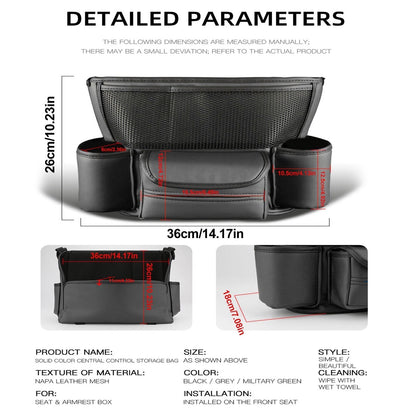 Premium Car Storage Console Tray