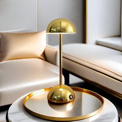 Bright LED Mushroom Table Lamp with Touch Dimmer