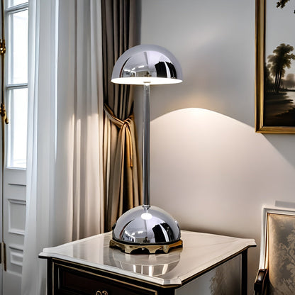 Bright LED Mushroom Table Lamp with Touch Dimmer