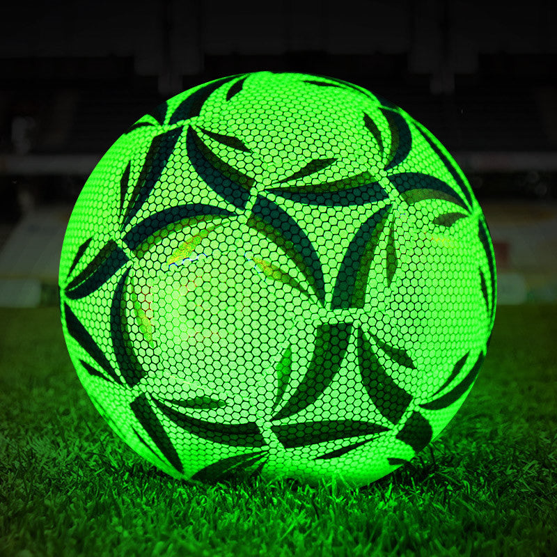 Bright Soccer Ball for Night Games and Tough Play
