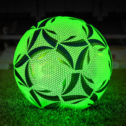 Bright Soccer Ball for Night Games and Tough Play