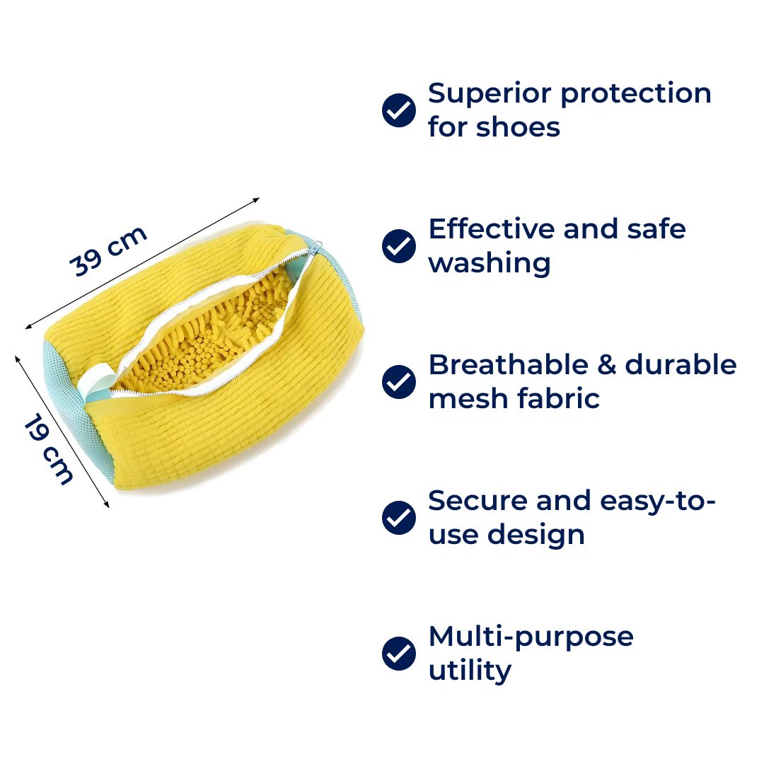 Deluxe Shoe Wash Bag - Gentle Mesh Laundry Protector