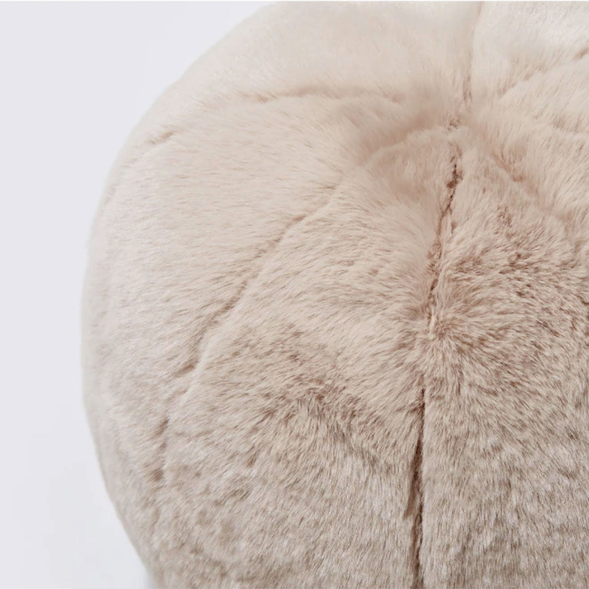 Plush Fuzzy Ball Cushion