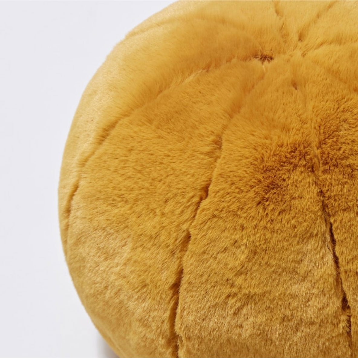 Plush Fuzzy Ball Cushion