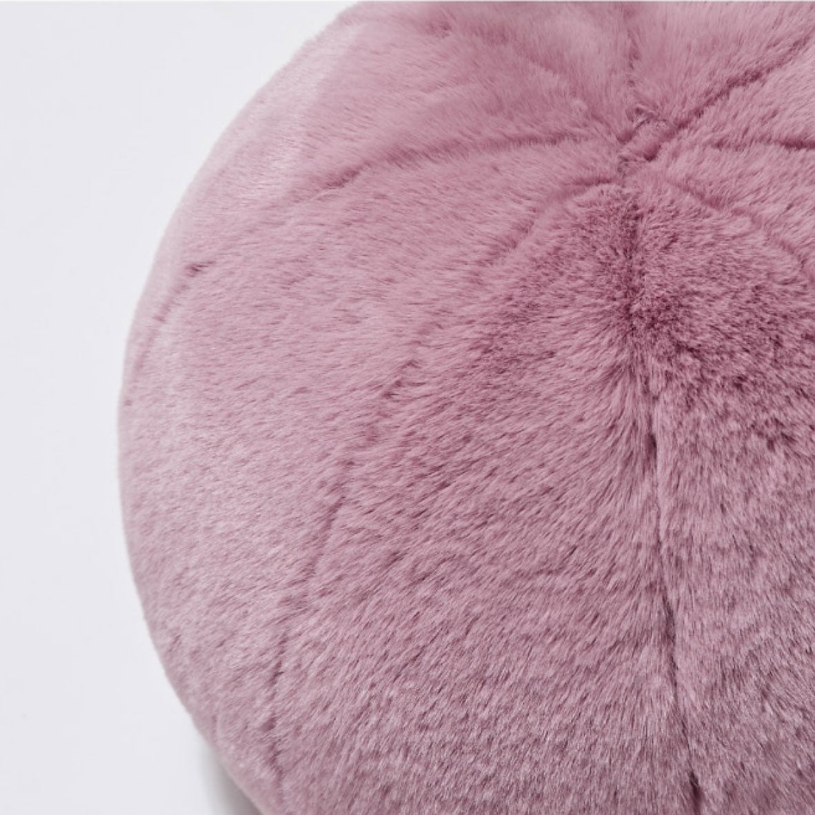 Plush Fuzzy Ball Cushion