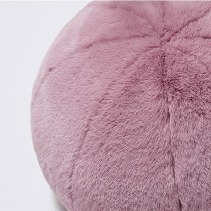Plush Fuzzy Ball Cushion