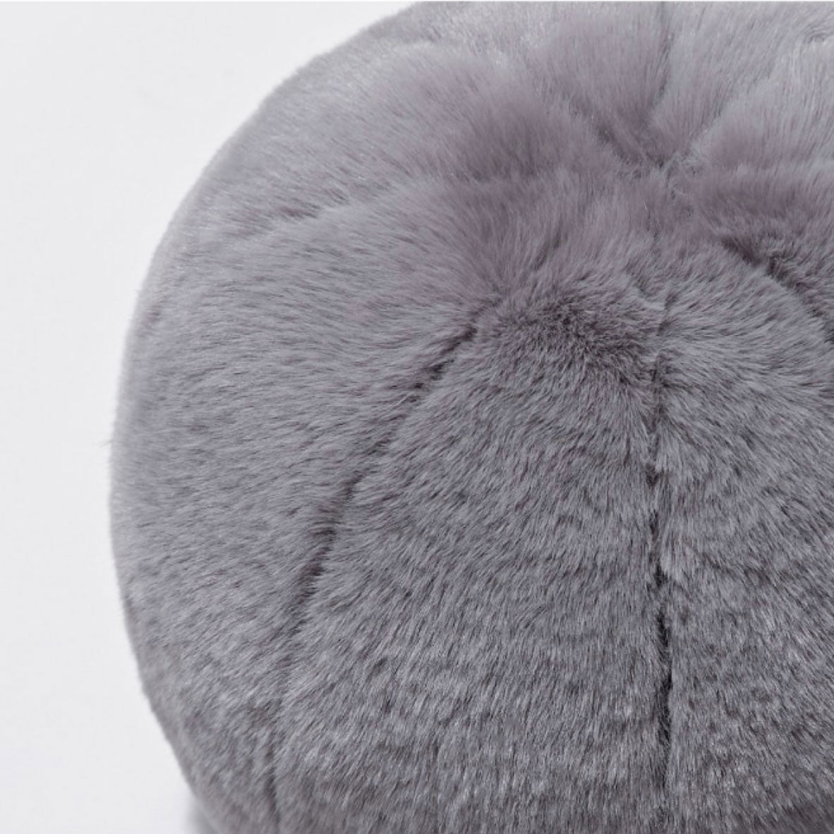 Plush Fuzzy Ball Cushion