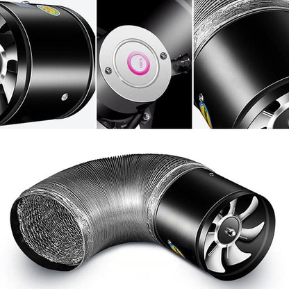 Quiet High-Speed Exhaust Fan for Kitchen and Bathroom