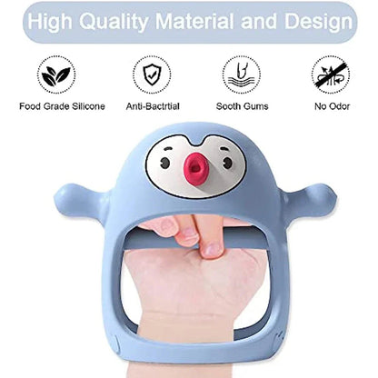 Soft Baby Teether Toy with Ergonomic Silicone Design