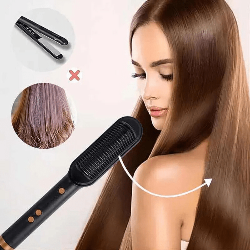 Easy Glide Hair Straightening Brush - Befez