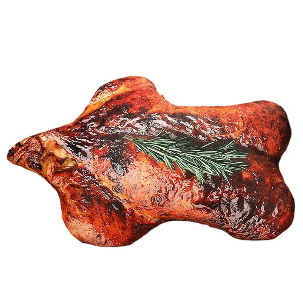 Soft BBQ Grill Master Throw Pillow