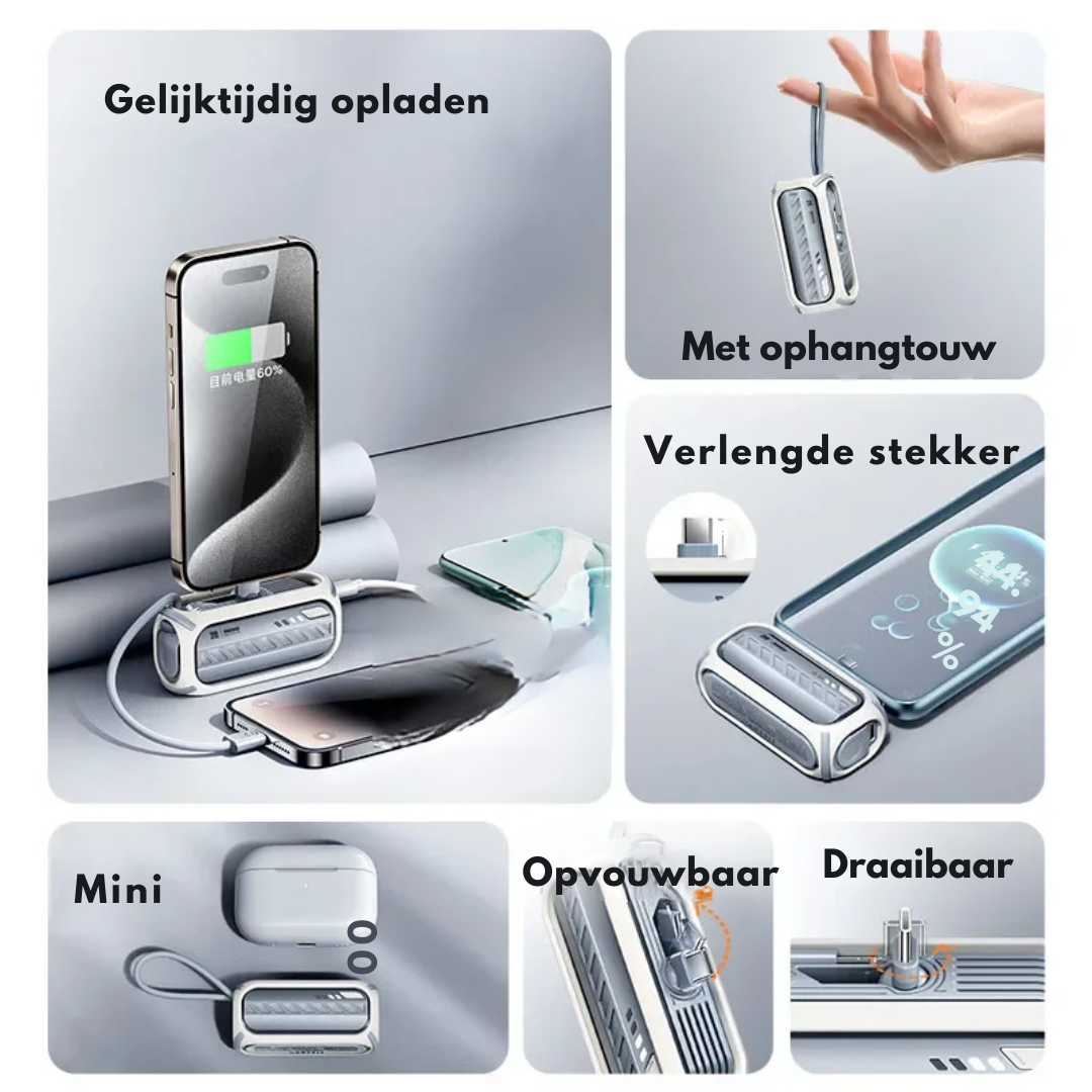 Slim Travel Power Bank Charger