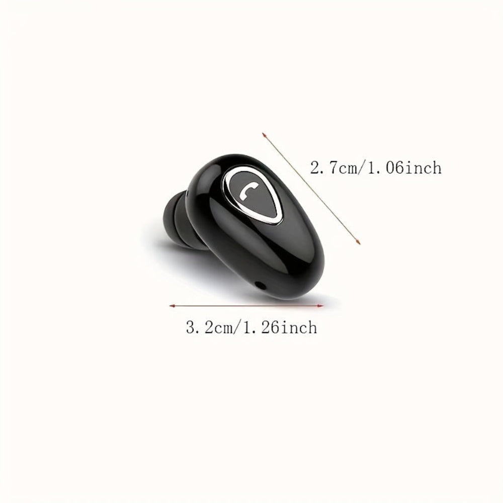 Compact Bluetooth Single Earbud Wireless Headphone