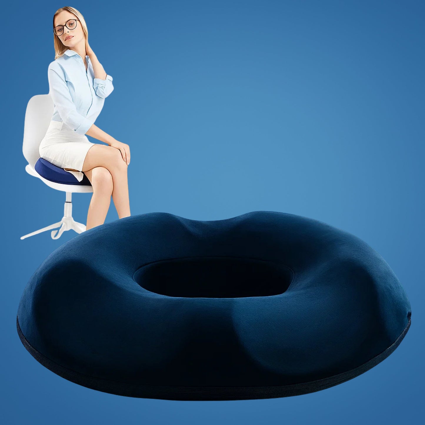 Comfortable Donut Pillow Cushion for Back Pain Relief - Befez