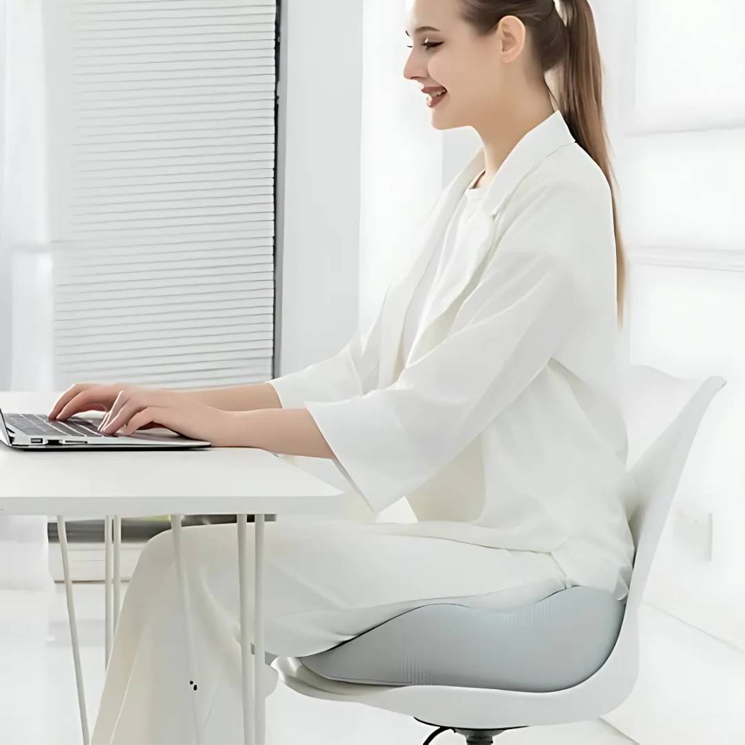 Comfortable Memory Foam Seat Cushion for Back Pain Relief