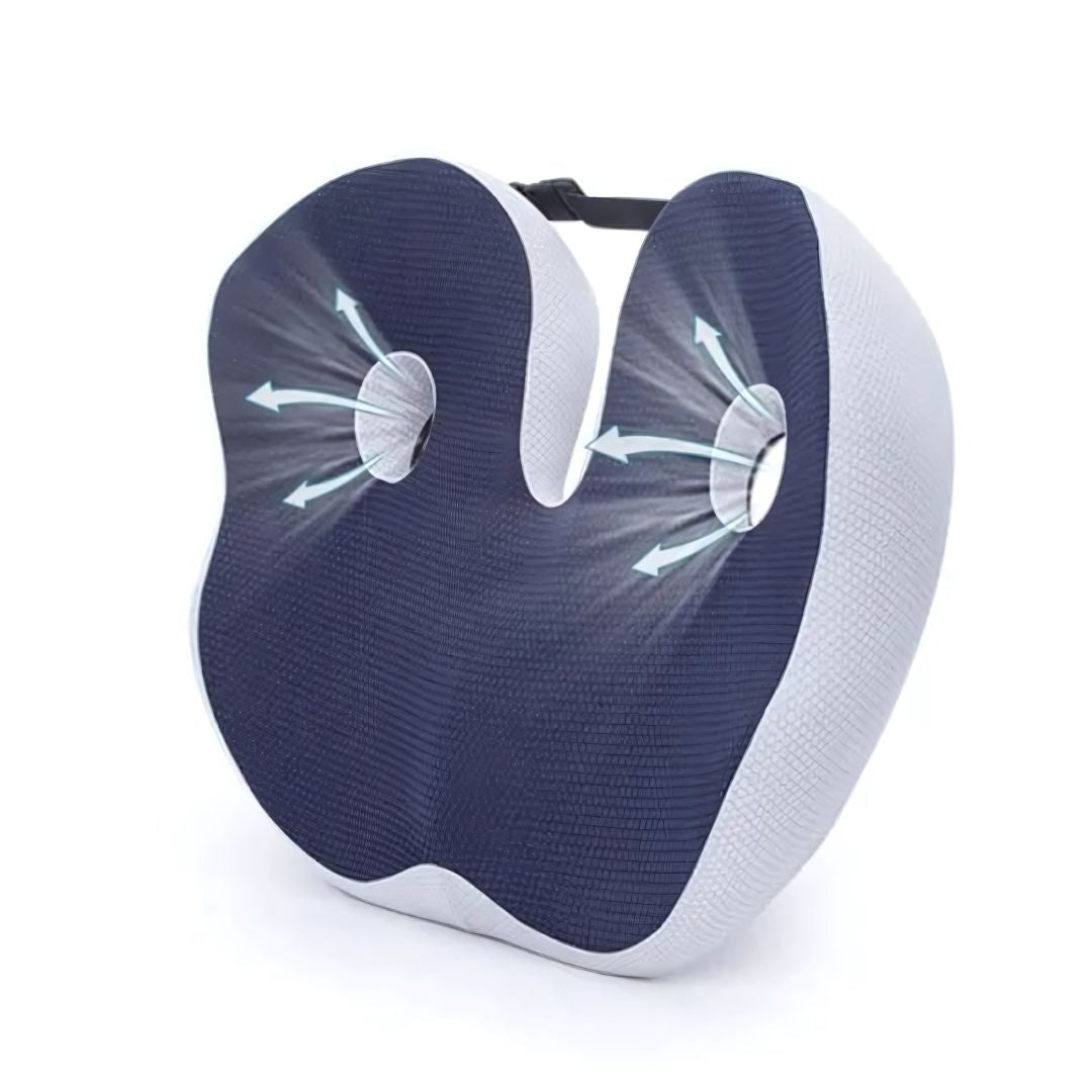 Comfortable Memory Foam Seat Cushion for Back Pain Relief
