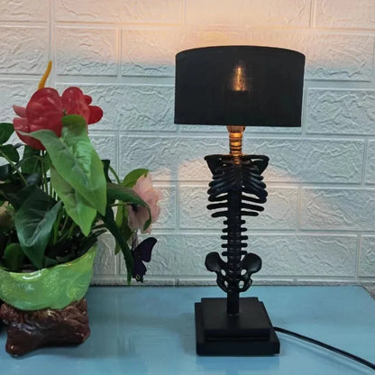 Dark Skeleton Desk Lamp - Unique Handcrafted Design