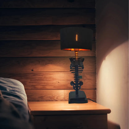Dark Skeleton Desk Lamp - Unique Handcrafted Design