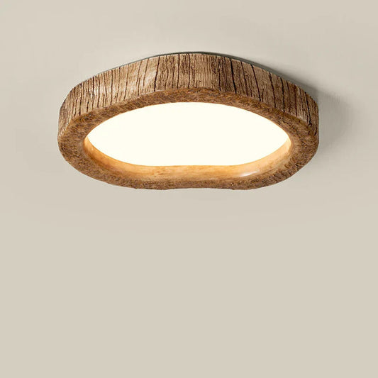 Rustic Wooden Style LED Ceiling Light - Befez