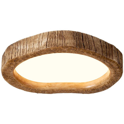 Rustic Wooden Style LED Ceiling Light