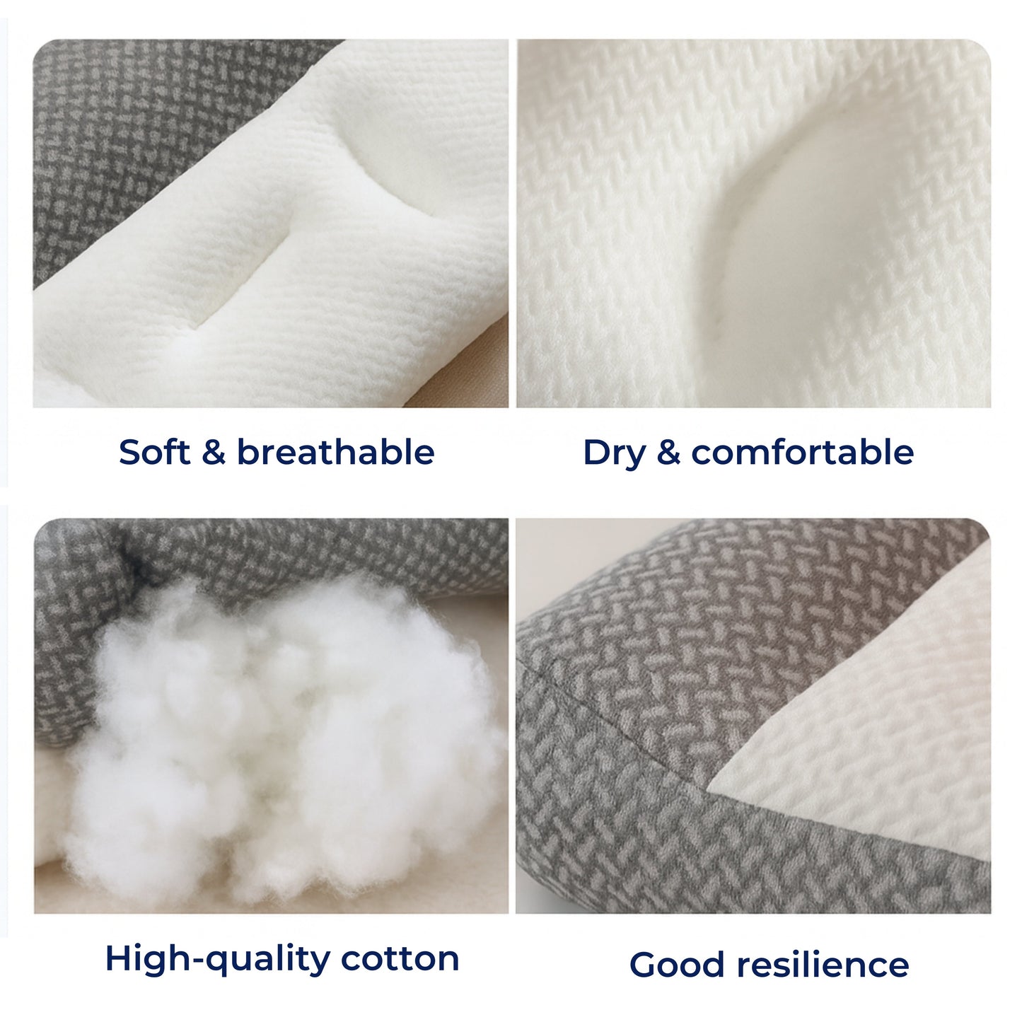 Contour Neck Pillow - Comfort Memory Foam for Side Sleepers