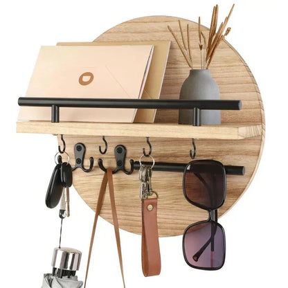 Rustic Wood Key Organizer Box