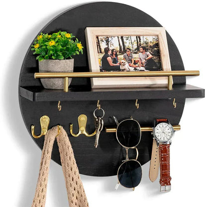 Rustic Wood Key Organizer Box