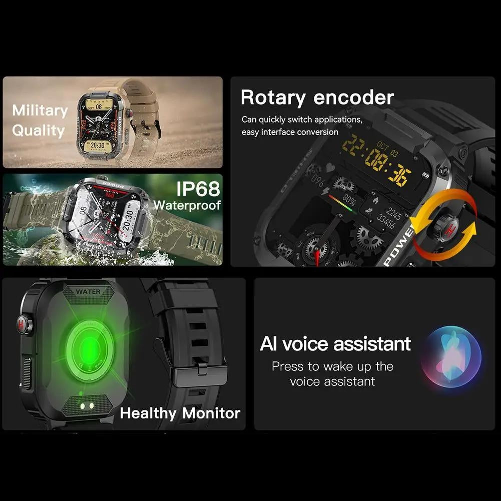 Advanced BlazeX Pro Smartwatch for iOS and Android