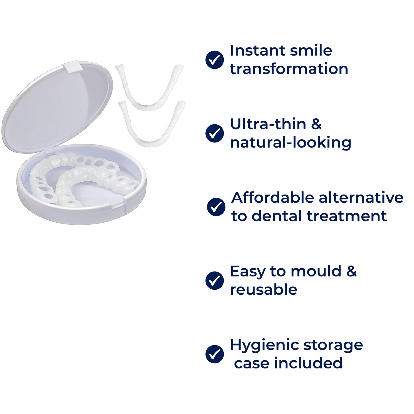 Slim Clip-On Veneers for Adults