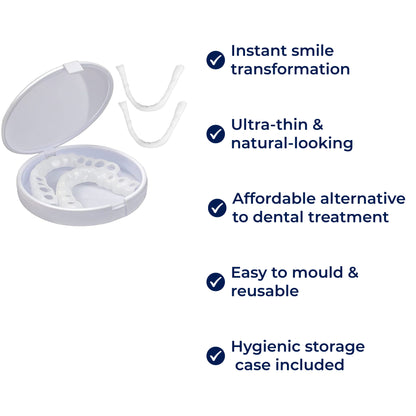Slim Clip-On Veneers for Adults