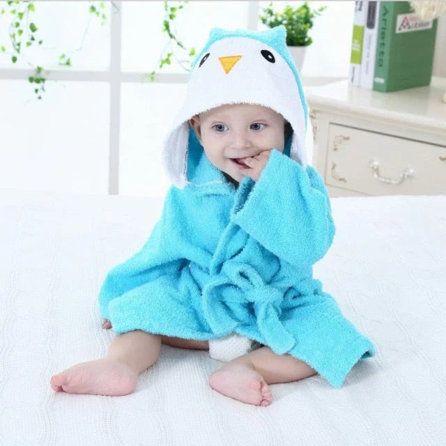 Cozy Baby Bathrobe | Soft Cotton for Newborns - Befez
