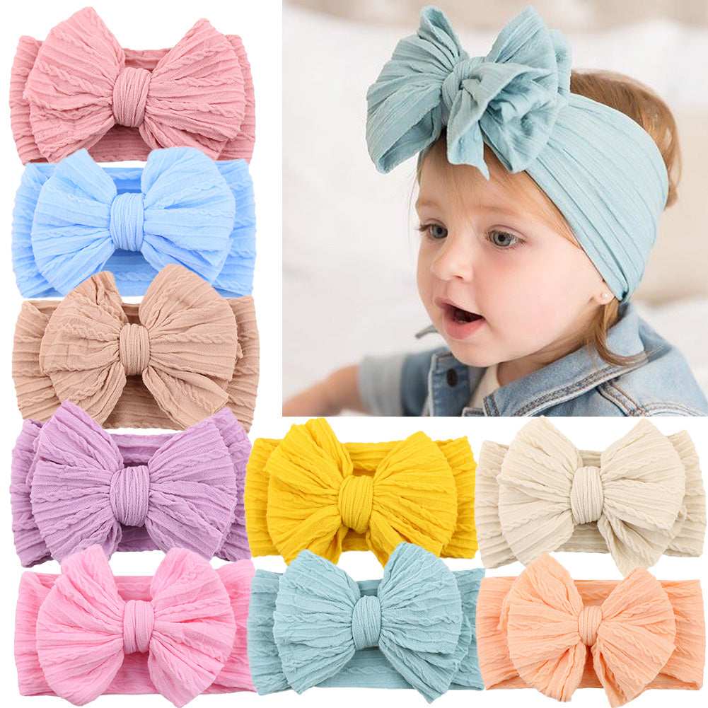 Cute Kids' Soft Hair Band with Ribbon