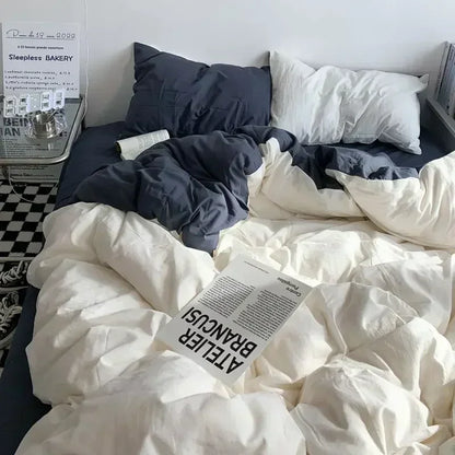 Soft Reversible Duvet Cover Set for Bed - Befez