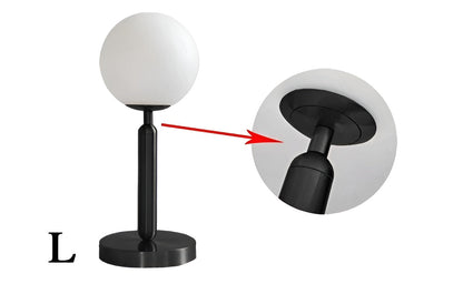 Stunning Glass Brass LED Table Lamp