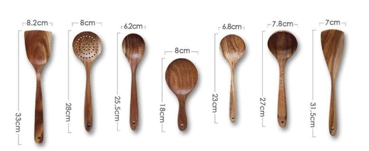 Eco Friendly Teak Wood Kitchen Utensils