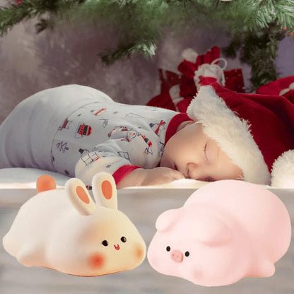 Cozy Kids Night Lamp with Timer and Cute Animal