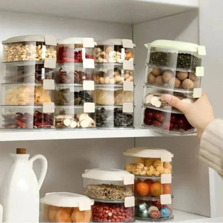 Space Saving 5 Tier Spice Storage Box
