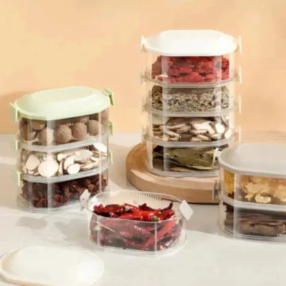 Space Saving 5 Tier Spice Storage Box