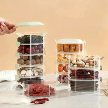 Space Saving 5 Tier Spice Storage Box