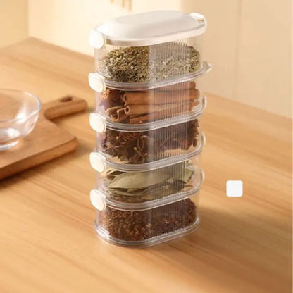 Space Saving 5 Tier Spice Storage Box