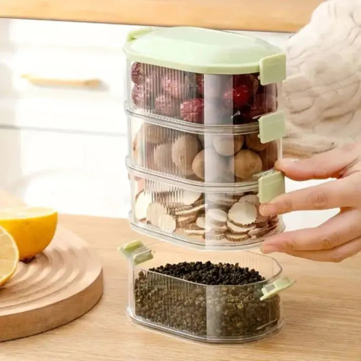 Space Saving 5 Tier Spice Storage Box