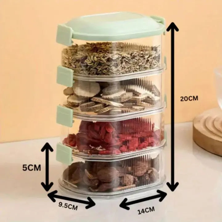 Space Saving 5 Tier Spice Storage Box